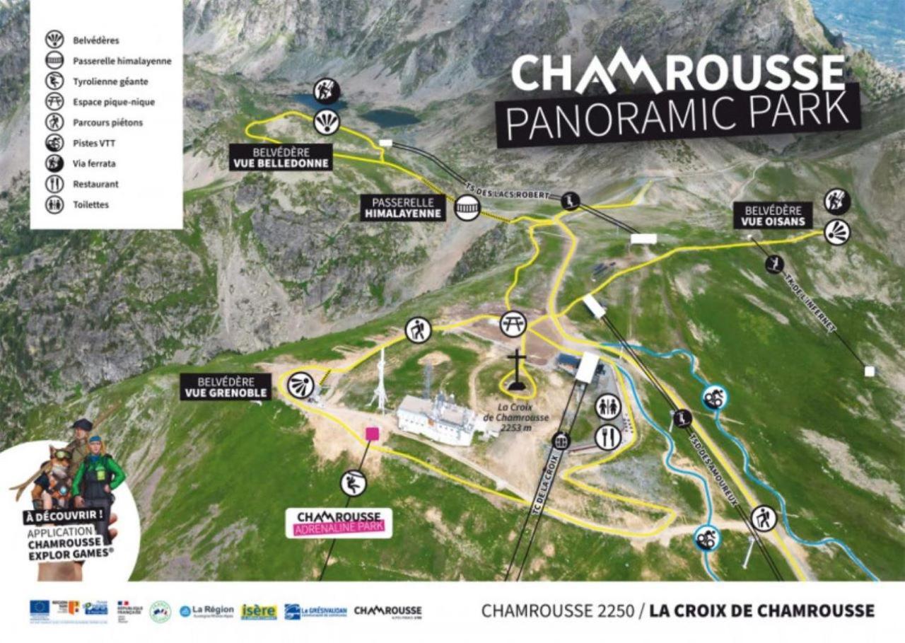 Le T2 Douillet D'Uriage - Residence Le Louvre - Cure Thermale Uriage- Proche Chamrousse - Jusqu'A 3 Personnes - Region Agreable En Toute Saison Vaulnaveys-le-Haut Exterior foto